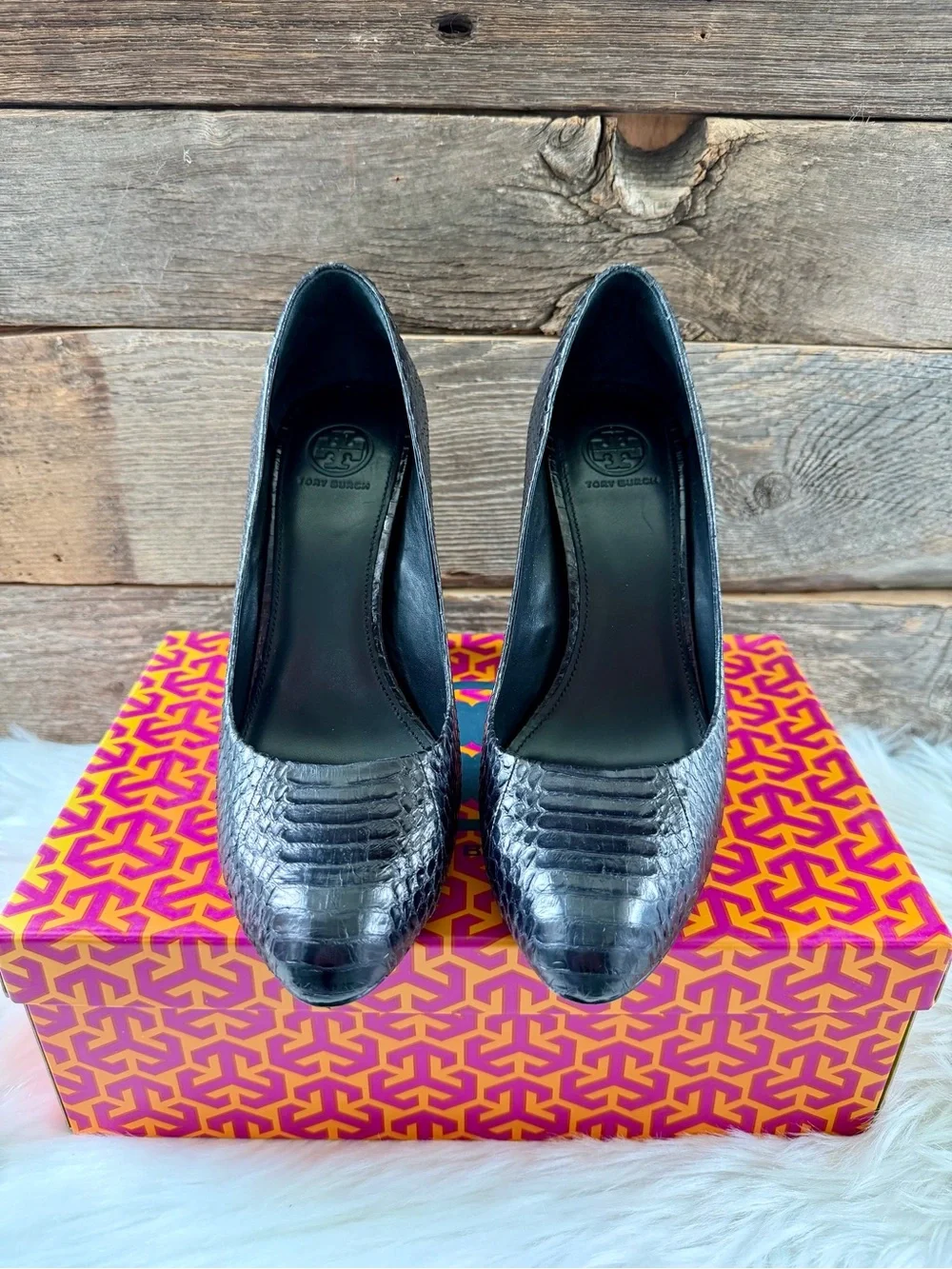 TORY BURCH | Delilah Snakeskin Pumps